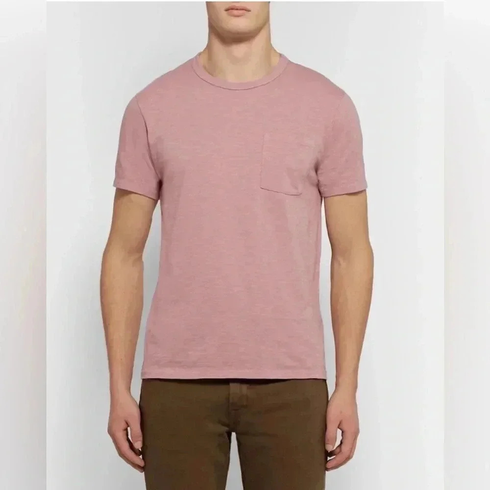 J.Crew - Slim-Fit Garment-Dyed Slub Cotton-Jersey T-Shirt - Men - Baby pink